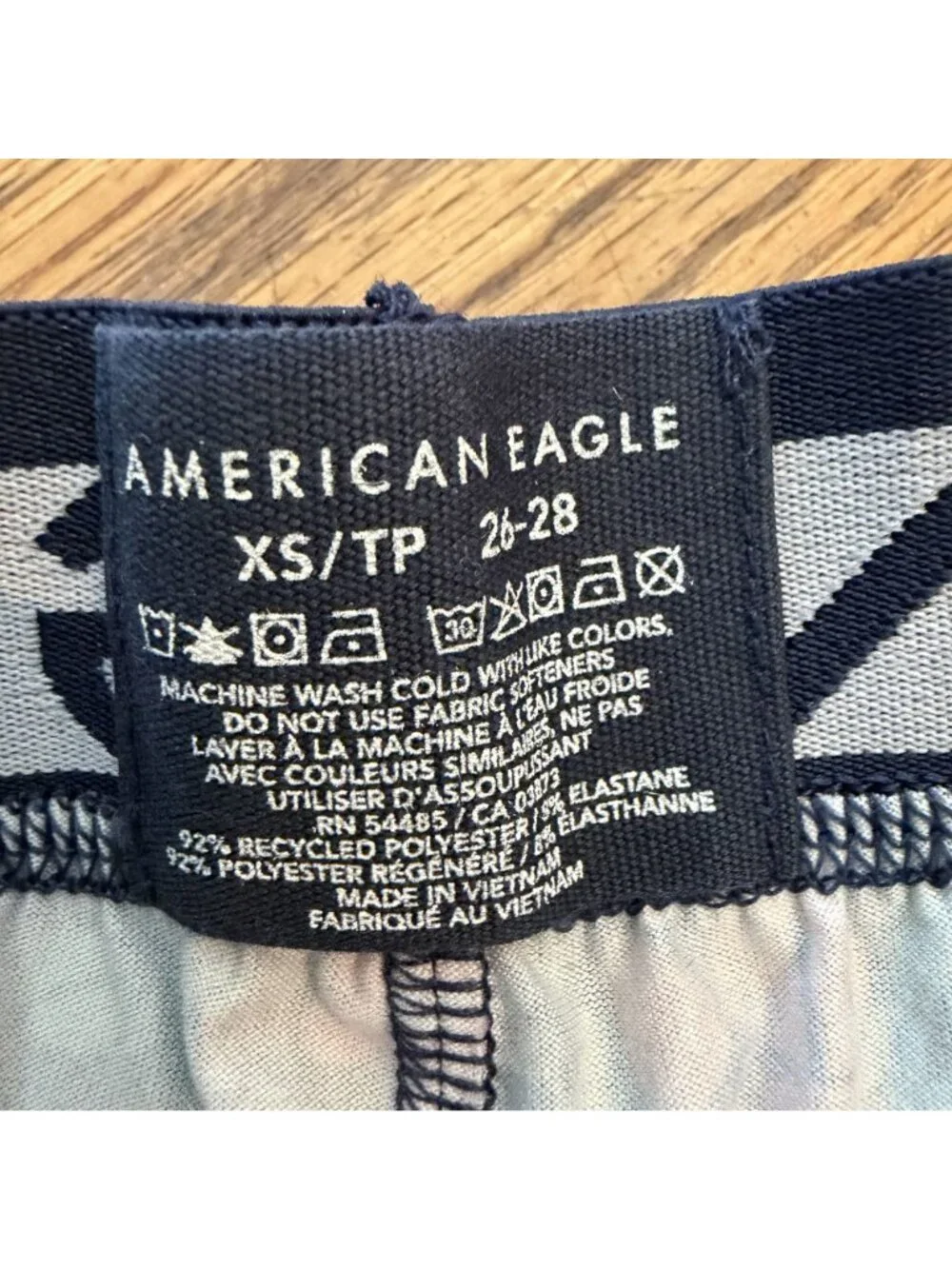 American Eagle Mens Knome Boxer Sleep Shorts XS 26-28